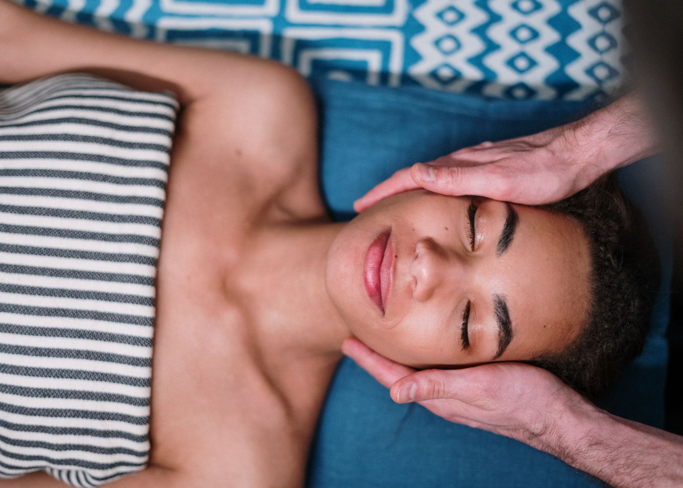 A soothing facial treatment